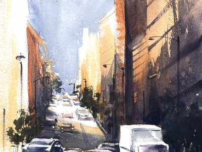 Barreling Down Bush Street